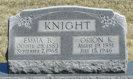 KNIGHT, EMMA BLANCHE - Ringgold County, Iowa | EMMA BLANCHE KNIGHT 