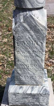 LAIRD, LAVINA (KINDER) - Ringgold County, Iowa | LAVINA (KINDER) LAIRD 