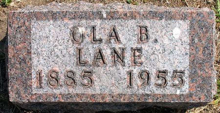 LANE, OLA B. - Ringgold County, Iowa | OLA B. LANE 