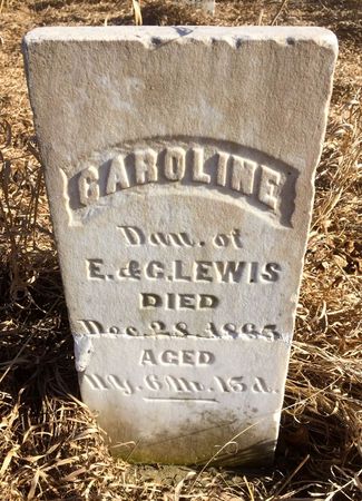 LEWIS, CAROLINE - Ringgold County, Iowa | CAROLINE LEWIS 