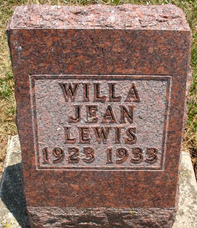 LEWIS, WILLA JEAN - Ringgold County, Iowa | WILLA JEAN LEWIS 
