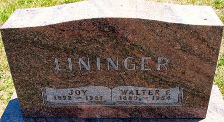 LININGER, WALTER F. - Ringgold County, Iowa | WALTER F. LININGER 