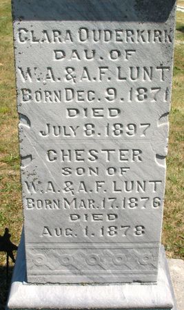 LUNT, CHESTER - Ringgold County, Iowa | CHESTER LUNT 