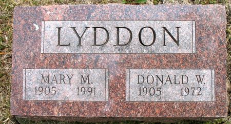 LYDDON, MARY M. - Ringgold County, Iowa | MARY M. LYDDON 