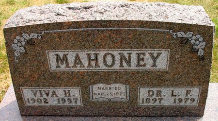 MAHONEY, DR. LOYD F. - Ringgold County, Iowa | DR. LOYD F. MAHONEY 