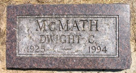 MCMATH, DWIGHT C. - Ringgold County, Iowa | DWIGHT C. MCMATH 