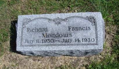 MEADOWS, RICHARD FRANCIS - Ringgold County, Iowa | RICHARD FRANCIS MEADOWS 