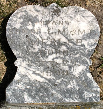 MESLER, INFANT SON - Ringgold County, Iowa | INFANT SON MESLER 