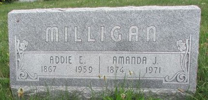 MILLIGAN, AMANDA J. - Ringgold County, Iowa | AMANDA J. MILLIGAN 
