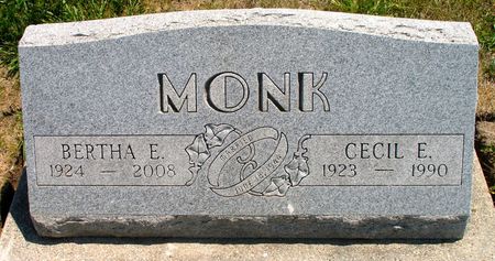 MONK, BERTHA ELIZABETH (GULICK) - Ringgold County, Iowa | BERTHA ELIZABETH (GULICK) MONK 