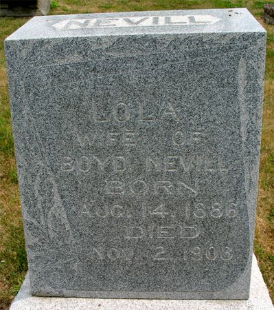 NEVILL, LOLA - Ringgold County, Iowa | LOLA NEVILL 
