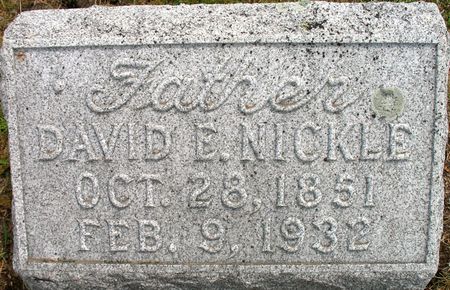 NICKLE, DAVID E. - Ringgold County, Iowa | DAVID E. NICKLE 