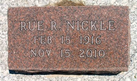 NICKLE, RUE R. - Ringgold County, Iowa | RUE R. NICKLE 