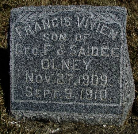 OLNEY, FRANCIS VIVIEN - Ringgold County, Iowa | FRANCIS VIVIEN OLNEY 