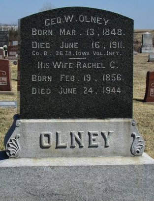OLNEY, GEORGE WASHINGTON - Ringgold County, Iowa | GEORGE WASHINGTON OLNEY 