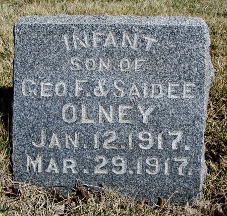 OLNEY, INFANT SON - Ringgold County, Iowa | INFANT SON OLNEY 