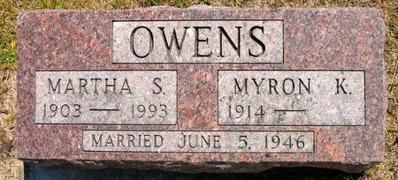 OWENS, MARTHA S. - Ringgold County, Iowa | MARTHA S. OWENS 