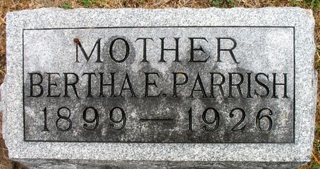 PARRISH, BERTHA E. - Ringgold County, Iowa | BERTHA E. PARRISH 