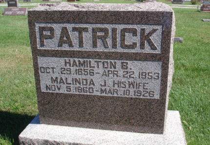 PATRICK, MALINDA JANE - Ringgold County, Iowa | MALINDA JANE PATRICK 