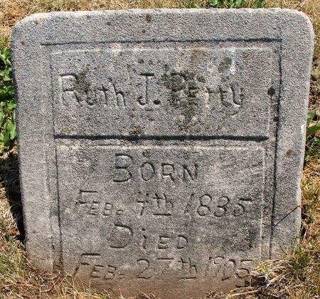PETTY, RUTH J. - Ringgold County, Iowa | RUTH J. PETTY 