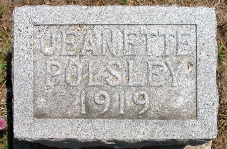 POLSLEY, JEANETTE - Ringgold County, Iowa | JEANETTE POLSLEY 