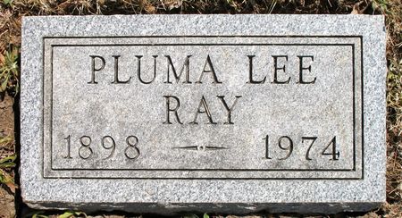 RAY, PLUMA LEE - Ringgold County, Iowa | PLUMA LEE RAY 