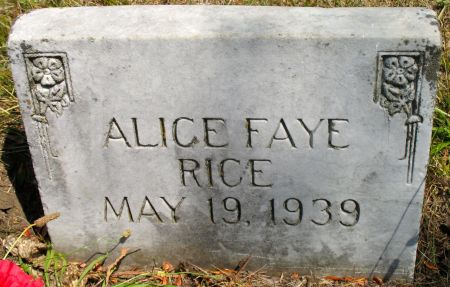 RICE, ALICE FAYE - Ringgold County, Iowa | ALICE FAYE RICE 