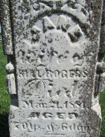 ROGERS, JANE (LOCKHART) - Ringgold County, Iowa | JANE (LOCKHART) ROGERS 