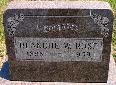 ROSE, BLANCHE W. - Ringgold County, Iowa | BLANCHE W. ROSE 