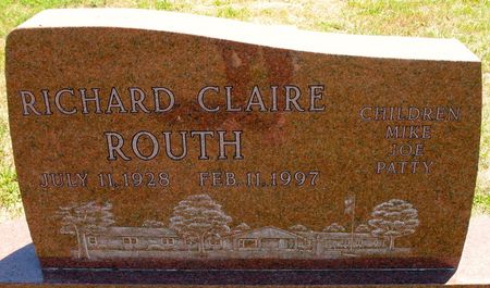 ROUTH, RICHARD CLAIRE - Ringgold County, Iowa | RICHARD CLAIRE ROUTH 