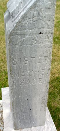 SAGE, MARY E. - Ringgold County, Iowa | MARY E. SAGE 