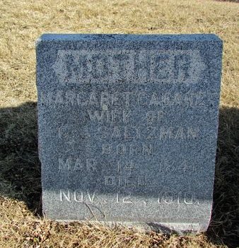 SALTZMAN, MARGARET - Ringgold County, Iowa | MARGARET SALTZMAN 