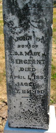 SERGEANT, JOHN D. - Ringgold County, Iowa | JOHN D. SERGEANT 