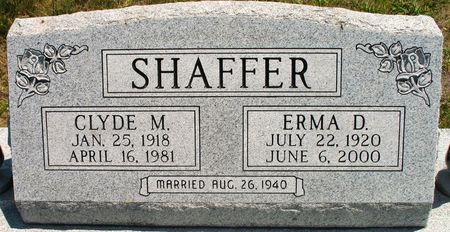 SHAFFER, CLYDE MELVIN - Ringgold County, Iowa | CLYDE MELVIN SHAFFER 