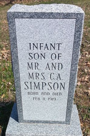 SIMPSON, INFANT SON - Ringgold County, Iowa | INFANT SON SIMPSON 