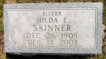 SKINNER, HILDA E. - Ringgold County, Iowa | HILDA E. SKINNER 