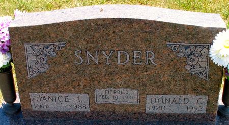 SNYDER, DONALD C. - Ringgold County, Iowa | DONALD C. SNYDER 