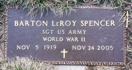 SPENCER, BARTON LEROY - Ringgold County, Iowa | BARTON LEROY SPENCER 