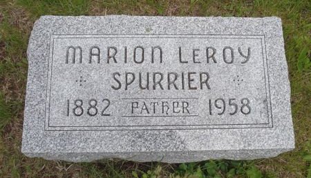 SPURRIER, MARION LEROY - Ringgold County, Iowa | MARION LEROY SPURRIER 