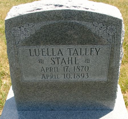 TALLEY STAHL, LUELLA - Ringgold County, Iowa | LUELLA TALLEY STAHL 