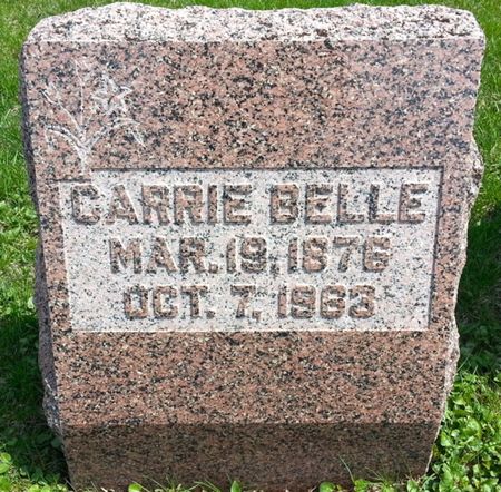STETZLER, CARRIE BELLE (ECKLEY) - Ringgold County, Iowa | CARRIE BELLE (ECKLEY) STETZLER 