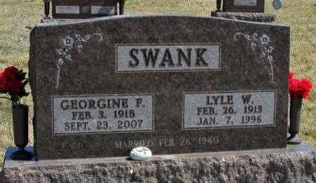 SWANK, GEORGINE FRANCIS (SLAVIK) - Ringgold County, Iowa | GEORGINE FRANCIS (SLAVIK) SWANK 