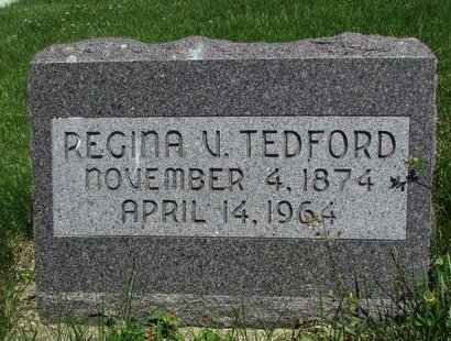 VALE TEDFORD, ANNE REGINA - Ringgold County, Iowa | ANNE REGINA VALE TEDFORD 