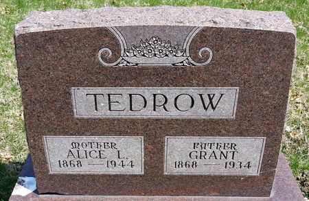 TEDROW, ALICE LAVADA (GILMORE) - Ringgold County, Iowa | ALICE LAVADA (GILMORE) TEDROW 