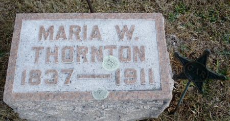 THORNTON, MARIA W. - Ringgold County, Iowa | MARIA W. THORNTON 