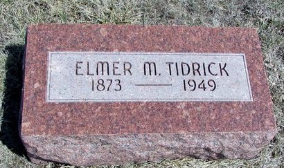 TIDRICK, ELMER MARSHALL - Ringgold County, Iowa | ELMER MARSHALL TIDRICK 