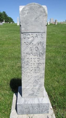 TOWNSLEY, CORA E. (HUTCHINSON) - Ringgold County, Iowa | CORA E. (HUTCHINSON) TOWNSLEY 
