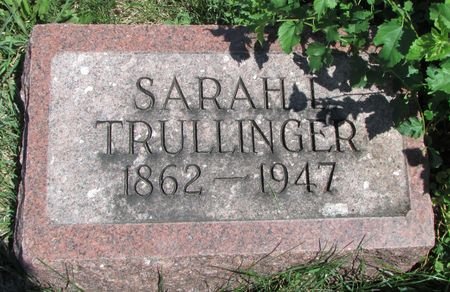 TRULLINGER, SARAH LAVINA (SNODGRASS) - Ringgold County, Iowa | SARAH LAVINA (SNODGRASS) TRULLINGER 