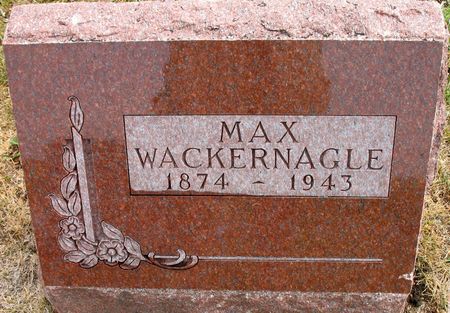 WACKERNAGLE, MAX - Ringgold County, Iowa | MAX WACKERNAGLE 