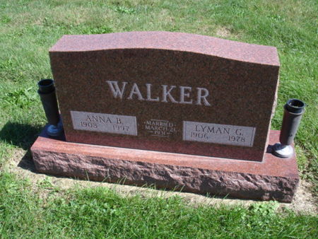 BALDON WALKER, ANNA - Ringgold County, Iowa | ANNA BALDON WALKER 